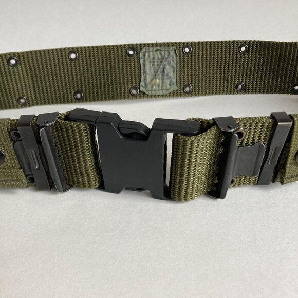 US Army Individual Equipment Pistol Belt LC-2 Green Size Medium OD Green - Picture 4 of 7